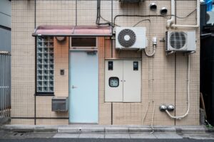 abstract minimal background with floor