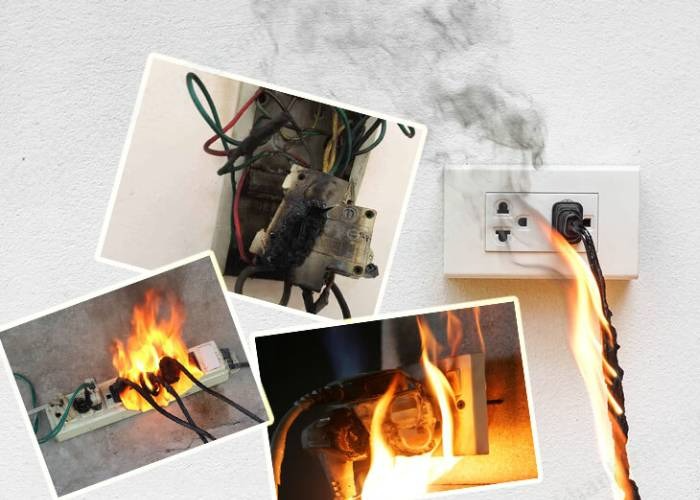 Chập điện gây cháy nhà cao tầng