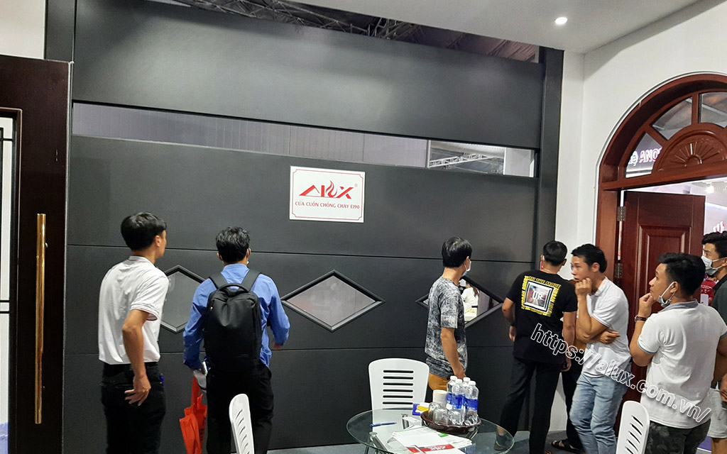 Mẫu Cửa Cuốn Chống Cháy Alux Mẫu Cửa Cuốn Chống Cháy Alux