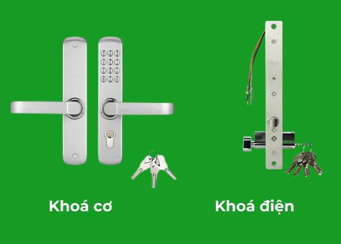 Khoá cơ và khoá điện cho cửa chống cháy