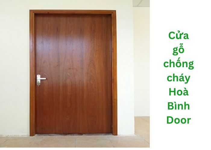 cửa chống cháy gỗ Hoà Bình
