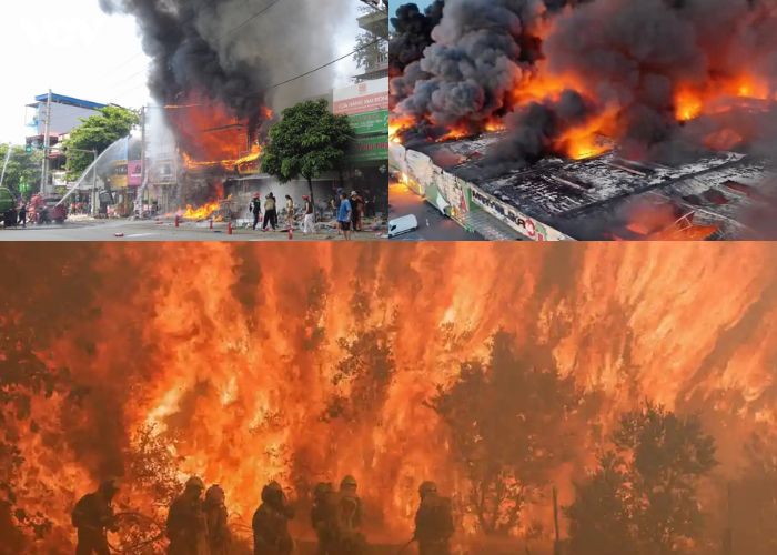 Ví dụ minh họa về cháy nổ hỏa hoạn