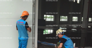 Các lắp đặt cửa chống cháy