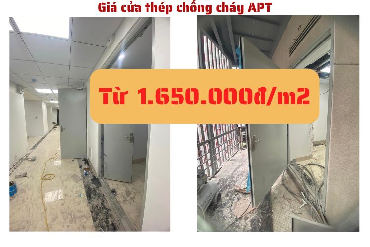 Giá cửa thép chống cháy
